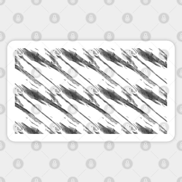 Dark gray oblique abstraction on white background Sticker by grafinya